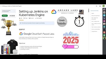 [NEW2025] Setting up Jenkins on Kubernetes Engine || #GSP117 || #qwiklabs || Lab Solution