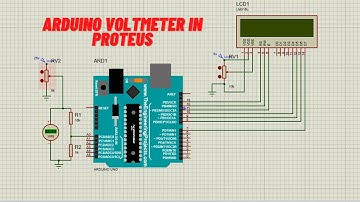 Arduino voltmeter in Proteus