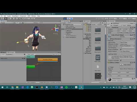 UnityのデフォルトIKをVRMモデルに適用