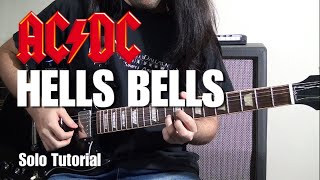 Guitar Solo Tutorial | "Hells Bells" (AC/DC) With Tabs