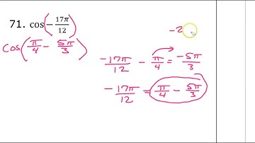 Day 4 (69 to 71) Evaluate Trig Expressions Using Angle Sum and Difference Identities