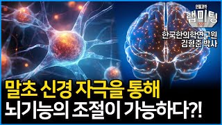 말초 신경의 자극을 통해서 뇌기능 조절이 가능하다?! 침의 과학적인 효능 분석! (한국한의학연구원 김형준 박사)