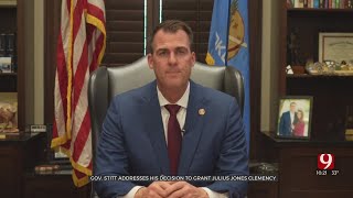 Gov. Stitt Addresses His Decision To Grant Julius Jones Clemency