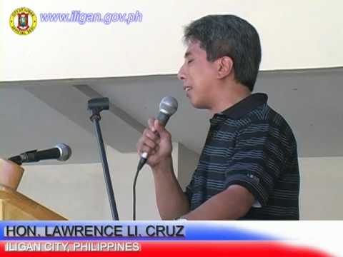 MAYOR LAWRENCE Ll. CRUZ CONGRATULATES CLARIE MORAL...