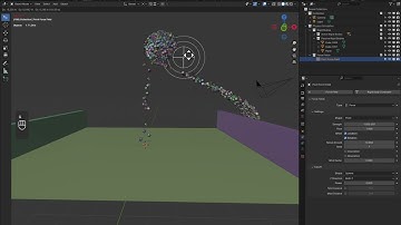 Blender Blog : Simulation Demo : Force fields and rigid bodies