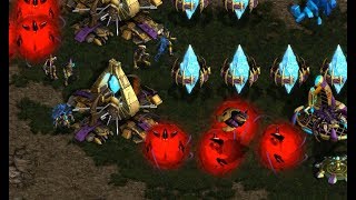 EPIC - Devil (Z) v Violet (P) on Heartbreak Ridge - StarCraft - Brood War REMASTERED 2019