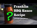 Franklin Barbecue homemade vinegar based barbecue sauce recipe