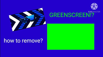 How to remove green screen from panzoid intros in kinemaster!