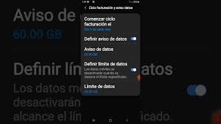 ✅tutorial cómo agrandar el apartado de datos móviles O cambiar ciclo de facturación de datos 2023