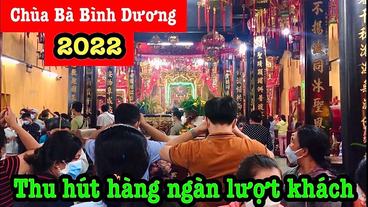 chùa ông phan thiết 2022 Chùa Bà Thiên Hậu Bình Dương 2022 - Tối ngày 13/02 (21h) về đêm