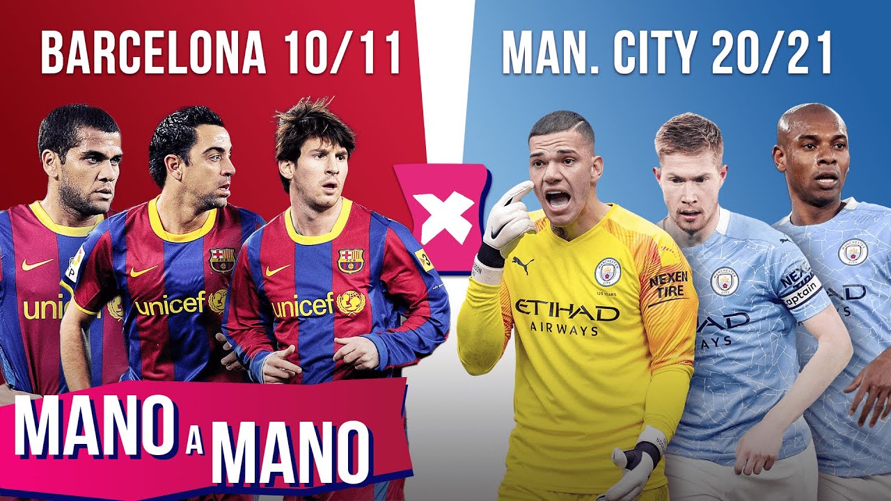 BARCELONA 2011 X MANCHESTER CITY 2021: QUAL É O MELHOR TIME DO GUARDIOLA? – MANO A MANO