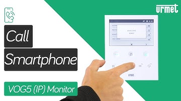 How to Turn on Smartphone Calling - Urmet VOG 5 Monitor