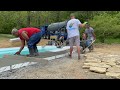 Fiberglass Pool Installation-WV Pool Construction Installing a 16x40 Viking Pool- Gulf Coast Model