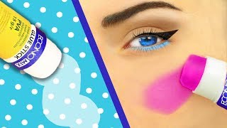 10 FOURNITURES SCOLAIRES DIY MAQUILLAGE / BLAGUES À FAIRE EN COURS !