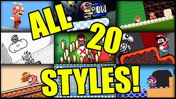Mario Multiverse - 1 Level for All 20 Game Styles! {#1}