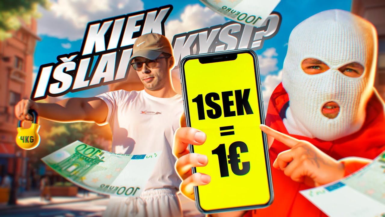 Kiek Išlaikysi Tiek Eurų Matysi (1 Sekundė =1€)