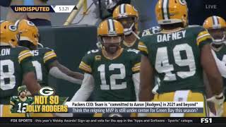UNDISPUTED | Skip Bayless believes that Aaron Rodgers will be gone from Packers sooner than later