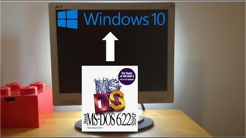Upgrading DOS 6.22 and Windows 3.11 to Windows 10 on physical hardware