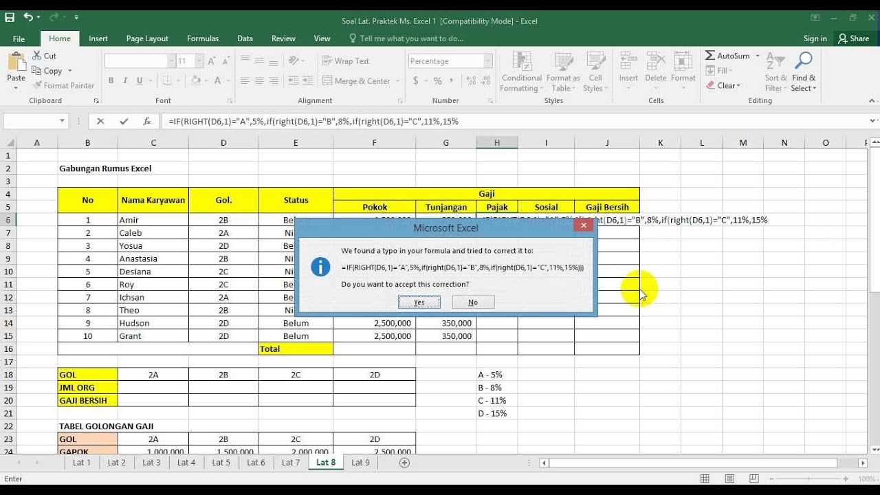 Contoh Soal Praktek Microsoft Word 2007 Dan Penyelesaiannya