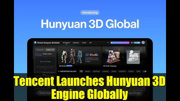 Tencent Launches Hunyuan 3D Engine Globally | Next-Gen AI 3D Creation Tools for All Creators