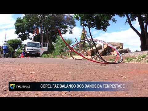 Copel faz balanço dos danos da tempestade