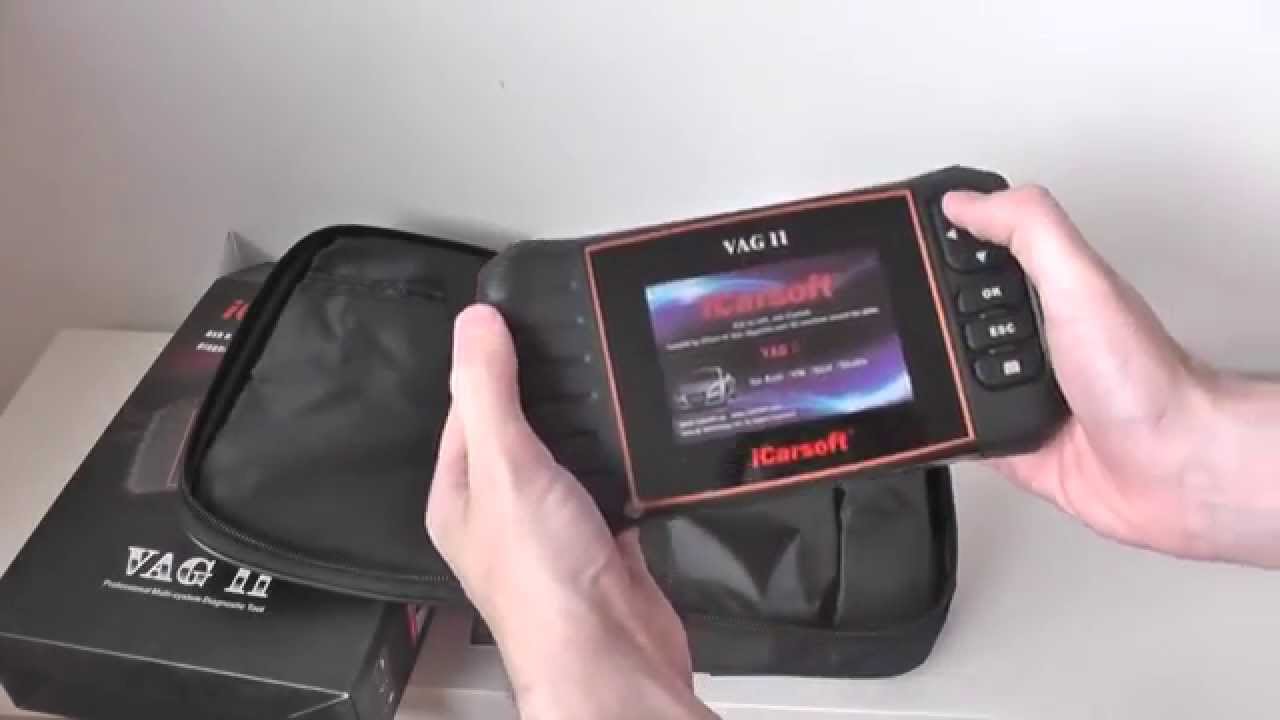 iCarsoft VAG II Audi VW Seat Skoda Multi System Diagnostic Reset Box Opening & Contents