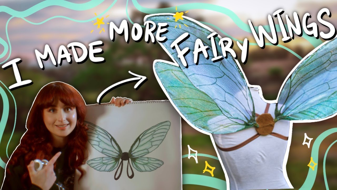 Diy fairy wings discount