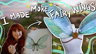 🧚✨I Made Fairy Wings w\/ Iridescent Tulle Fabric! ✨ Cosplay Renaissance Faire DIY Project