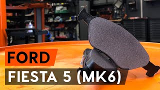 Kā nomainīt priekšējās bremžu kluči FORD FIESTA V JH, JD [AUTODOC VIDEOPAMĀCĪBA]