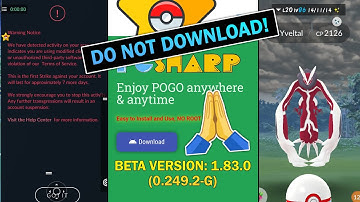 PGSharp New Beta Version 1.83.0 Update | Do Not Update Watch This Video First | PGSharp New Feature