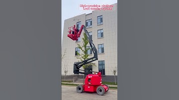 16M Articulating Boom Lift Demo:Customer Drive & High-Reach Performance | Self-Propelled Aerial Lift