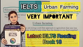 Urban Farming | IELTS Reading Explanation | Book-18, T-1 | Latest Questions #ielts #reading #exam