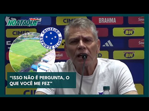 Paulo Autuori se irrita com pergunta sobre a base do Cruzeiro