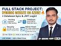 Dynamic Website Hosting on Azure + Database Sync + JWT Login + Error Free  | Koushal Yadav | LPU
