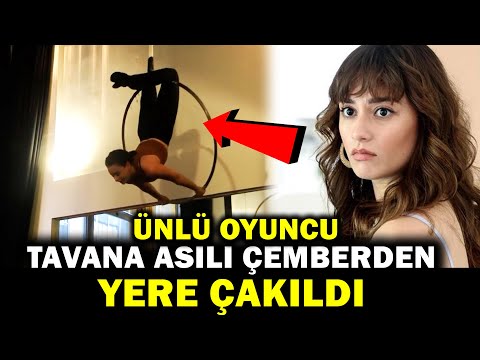 Ece Yaşar Tavana Asılı Çemberde Dans Ederken Yere Düştü!