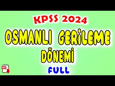 8) Osmanlı Devleti