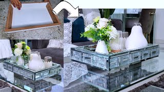 SEE HOW I DIY A MIRRORED TRAY!