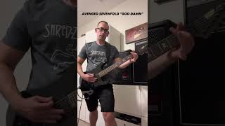 Avenged Sevenfold - God Damn #cover#shorts#music#practice#short#reels#posts#guitar#metal#reel#post