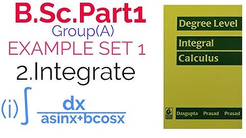 Integrate dx/asinx + bcosx
