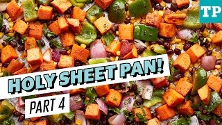 Sheet Pan Black Bean and Sweet Potato Hash