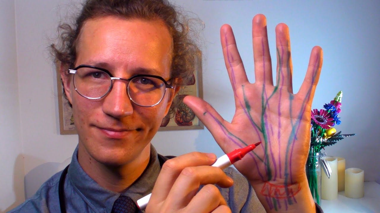 Медицинский ASMR-осмотр рук (у вас синдром запястного канала) | Ролевая игра с врачом