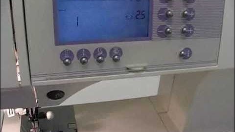 Pfaff Expression 2034 Sewing Machine Demo