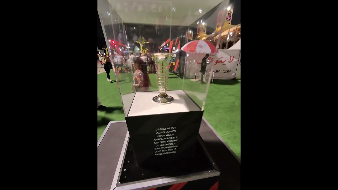 F1 CHAMPIONSHIP TROPHY🏆 “SO MANY LEGENDS” 