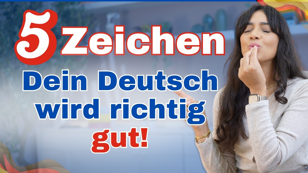 🔥 5 Zeichen: Dein Deutsch wird richtig gut - 🇩🇪 ٥علامات: لغتك الألمانية عم تصير قوية فعلاً
