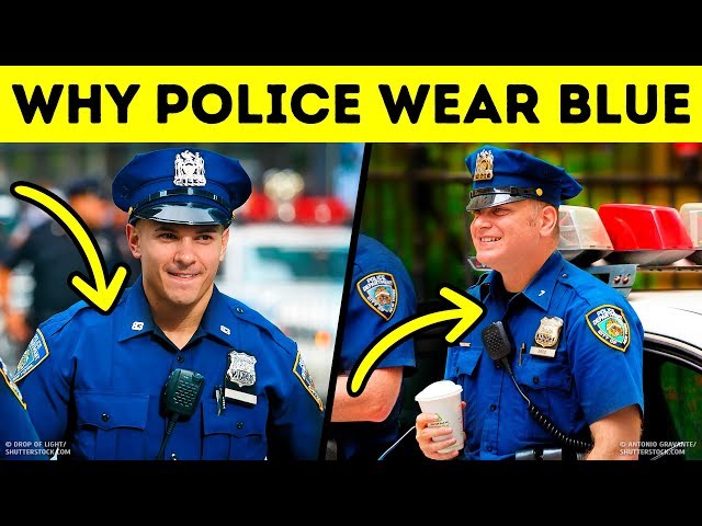 blue dress police Liberty Uniform L/S Male's Police Shirt (Two-Tone Blue) | Size: 3 (34/35)