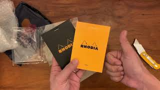 Unwrapping of Rhodia Pads #12 from TheWriteStylePh