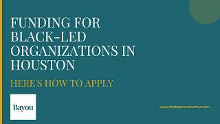 The Bayou Collective Giving Circle | Nonprofit Info Session 2026
