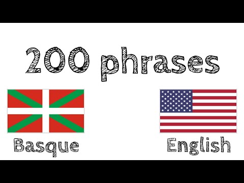 200 वाक्यांश - बास्क - अंग्रेज़ी