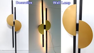Modern Lighting Ideas From Pvc Pipe | Simple Wall Lamp Diy | New Design For Wall Light