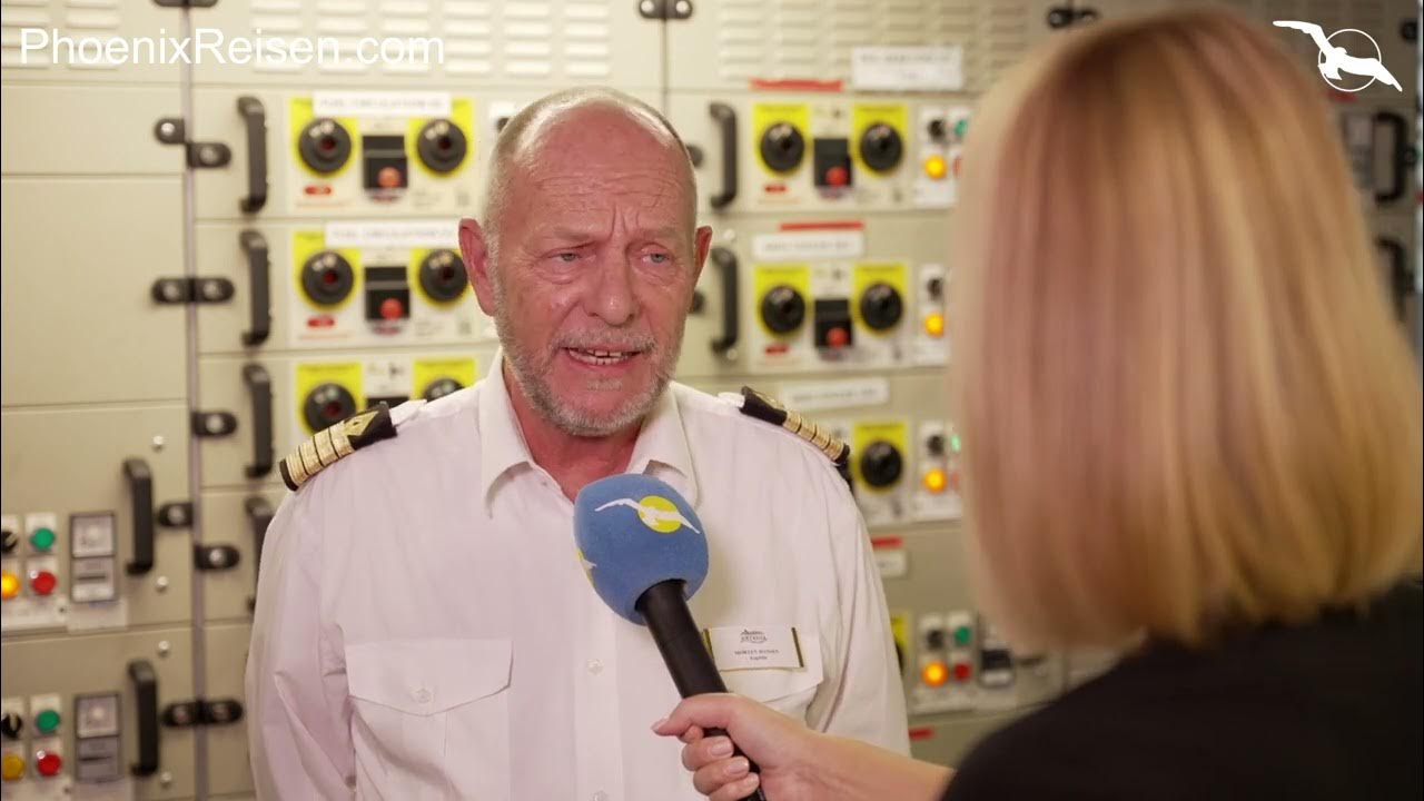MS Artania Im Maschinenraum mit Kapitän Morten Hansen YouTube